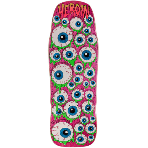 Heroin Mutant Eyeballer Skateboard Deck 10.25"