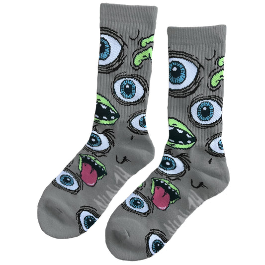 Heroin Mutant Socks - Grey