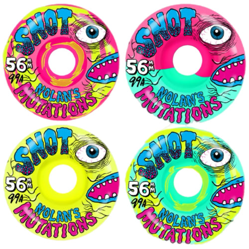 Snot Nolan Mutation Wheels Multi Swirl 56MM 99A