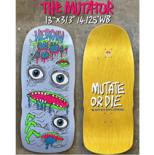 Heroin Mutator Skateboard Deck 13"