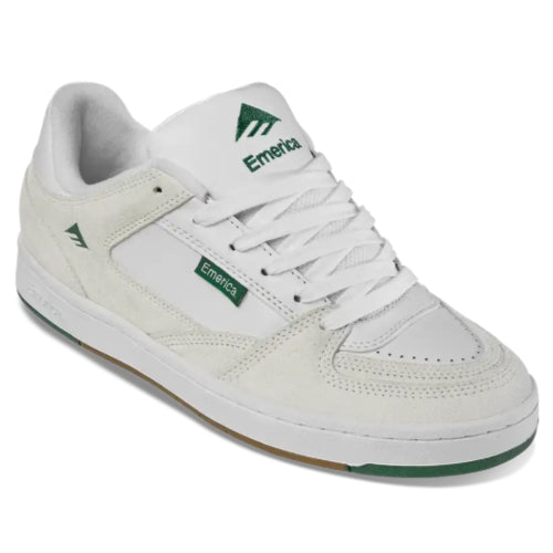 Emerica MUTE スケボー ホワイト/グリーン26.5cm Emerica Mute Skate Shoe - White/Light Grey – Anchors Skateshop