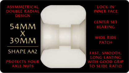 Powell Peralta Dragon Formula AA2 Nano Rats Wheels 54MM 93A specs