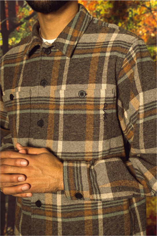 Quasi Naomi Long Sleeve Button Up Shirt - Harvest