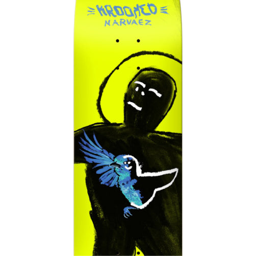 Krooked Narvaez Blue Bird True Fit Skateboard Deck 8.25" graphic