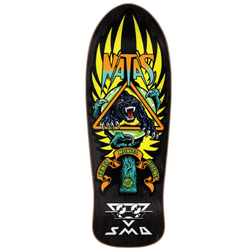 Santa Cruz Natas Panther Lenticular Shaped Reissue Skateboard Deck 10.538"