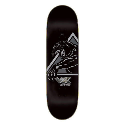 Santa Cruz VX Natas Shattered Panther Skateboard Deck 9" top