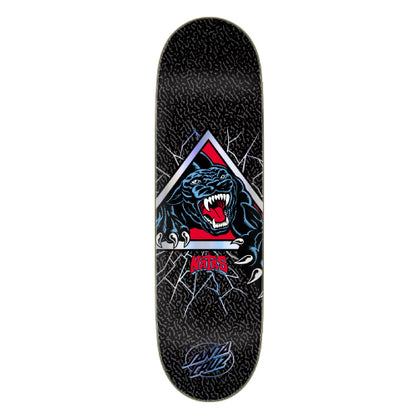 Santa Cruz VX Natas Shattered Panther Skateboard Deck 9" full bottom