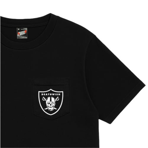 Deathwish Death Nation Pocket Tee - Black front pocket