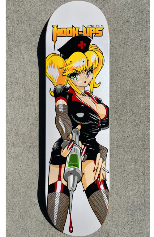 Hook-Ups Nurse Natsuki Skateboard Deck 8.5"