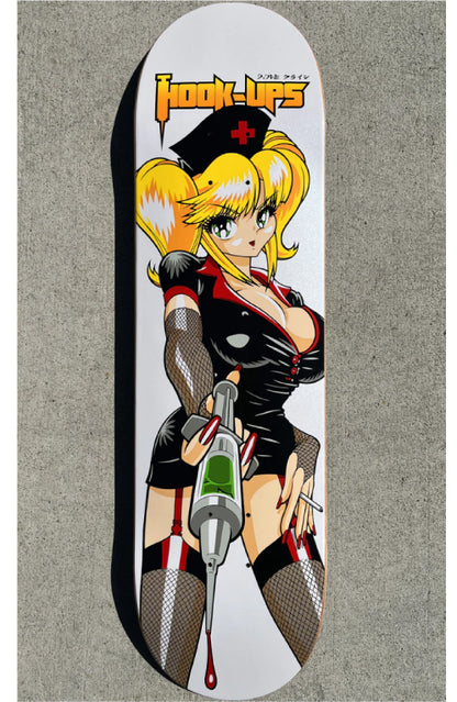 Hook-Ups Nurse Natsuki Skateboard Deck 8.5"