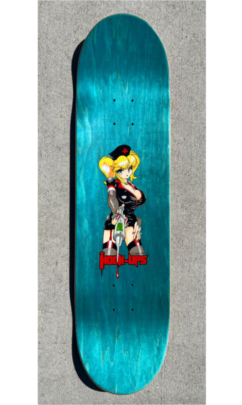 Hook-Ups Nurse Natsuki Skateboard Deck 8.5" top full