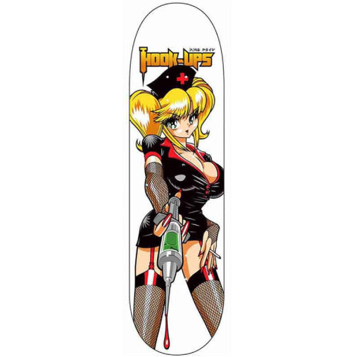 Hook-Ups Nurse Natsuki Skateboard Deck 8.5"