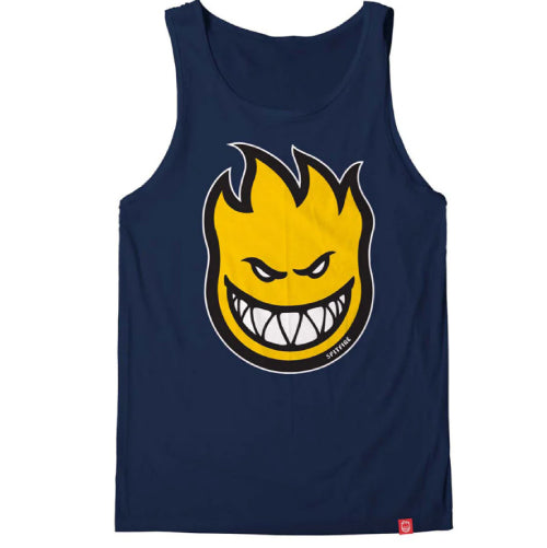 Spitfire BigHead Tank Top - Navy/Yellow