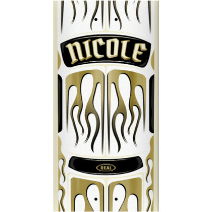 Real Nicole Embers Skateboard Deck 8.5" graphic