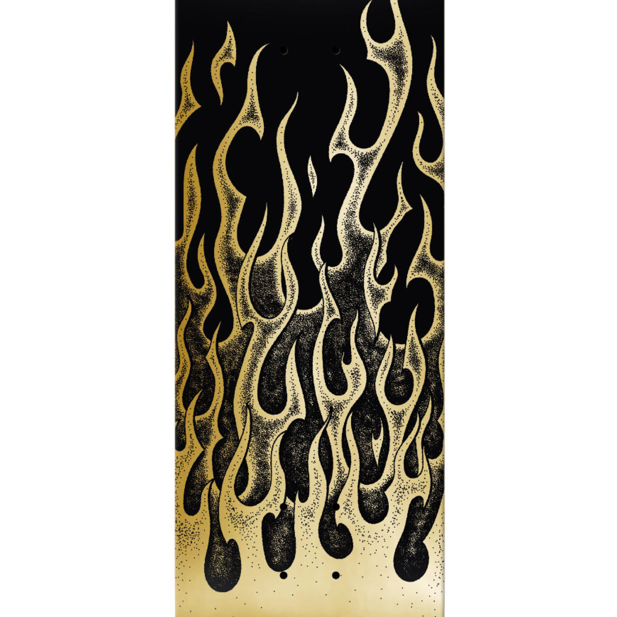 Real Twin Nose Hause Flames Redux Skateboard Deck 8.25" foil graphic