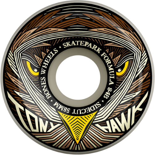 stibcky bones 黄色 Bones SPF P5 Sidecut Hawk Night Hawk Wheels 84B/104A