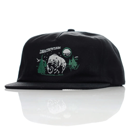 Deathwish Night Hike Snapback Hat - Black