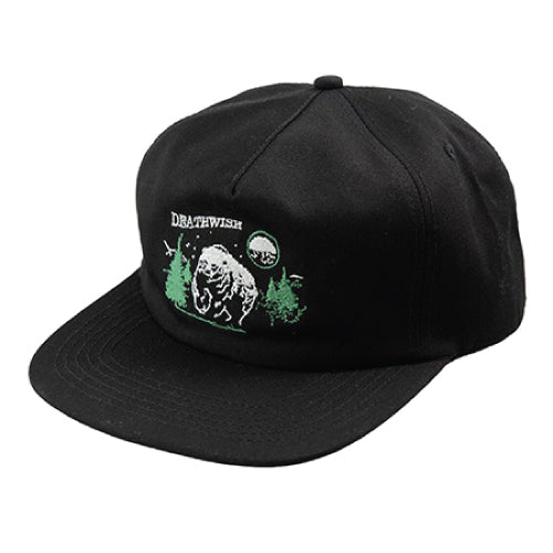 Deathwish Night Hike Snapback Hat - Black