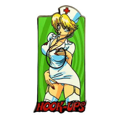 Hook-Ups Nurse Girl Nikki Enamel Pin