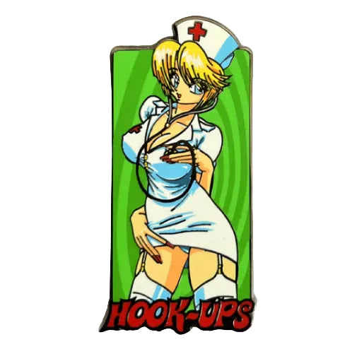 Hook-Ups Nurse Girl Nikki Enamel Pin