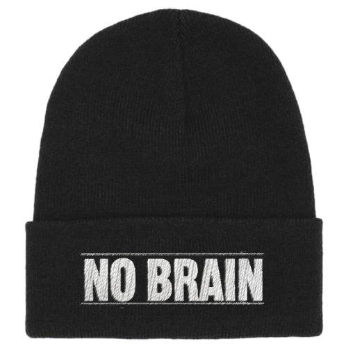 Fucking Awesome No Brain Beanie - Black