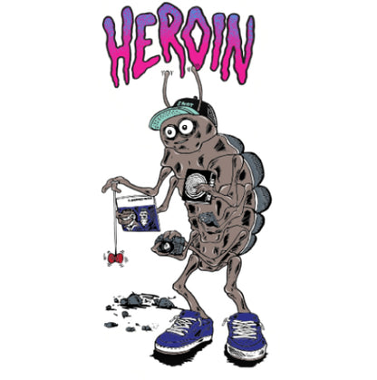 Heroin Fried Boy Stickers - Set of 6