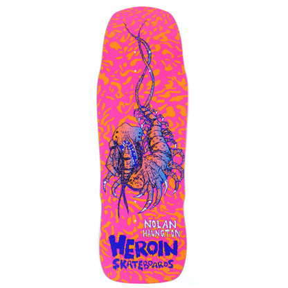 Heroin Nolan Knock Off Skateboard Deck 10.25" full