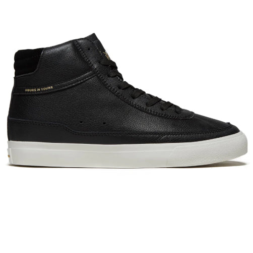 Hours is Yours North LX Skate Shoe - Black Leather/White