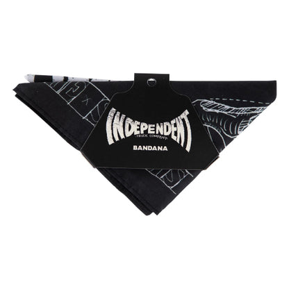 Independent Bratrud Notebook Bandana - Black/White packaging