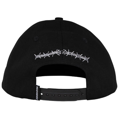 Independent Bratrud Notebook Snapback Hat black back