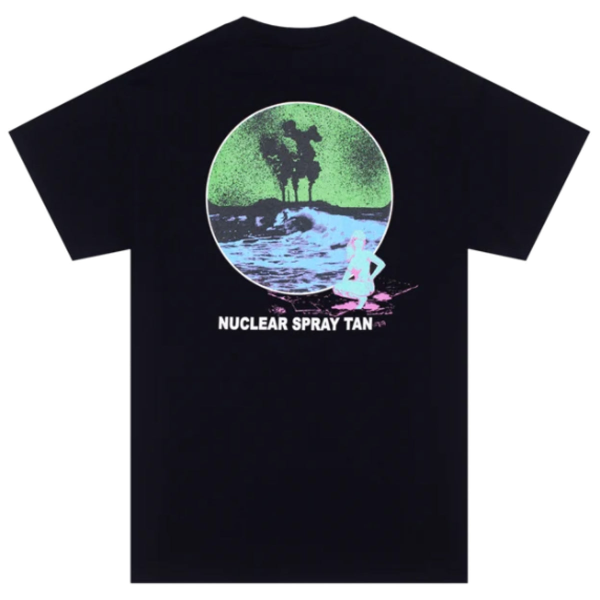 Hockey Nuclear Spray Tan Tee black back