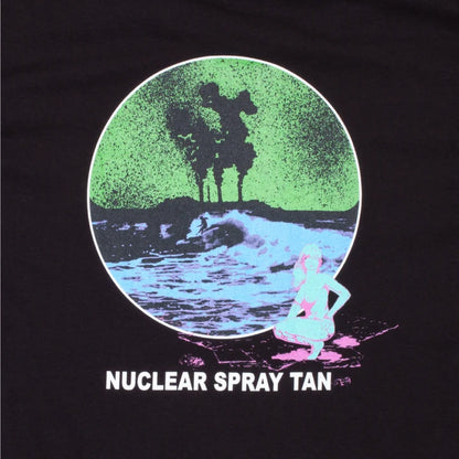 Hockey Nuclear Spray Tan Tee black back graphic