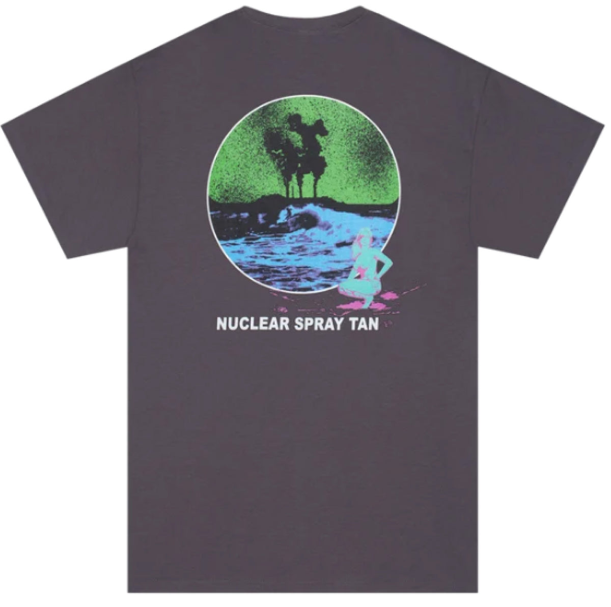 Hockey Nuclear Spray Tan Tee - Charcoal back