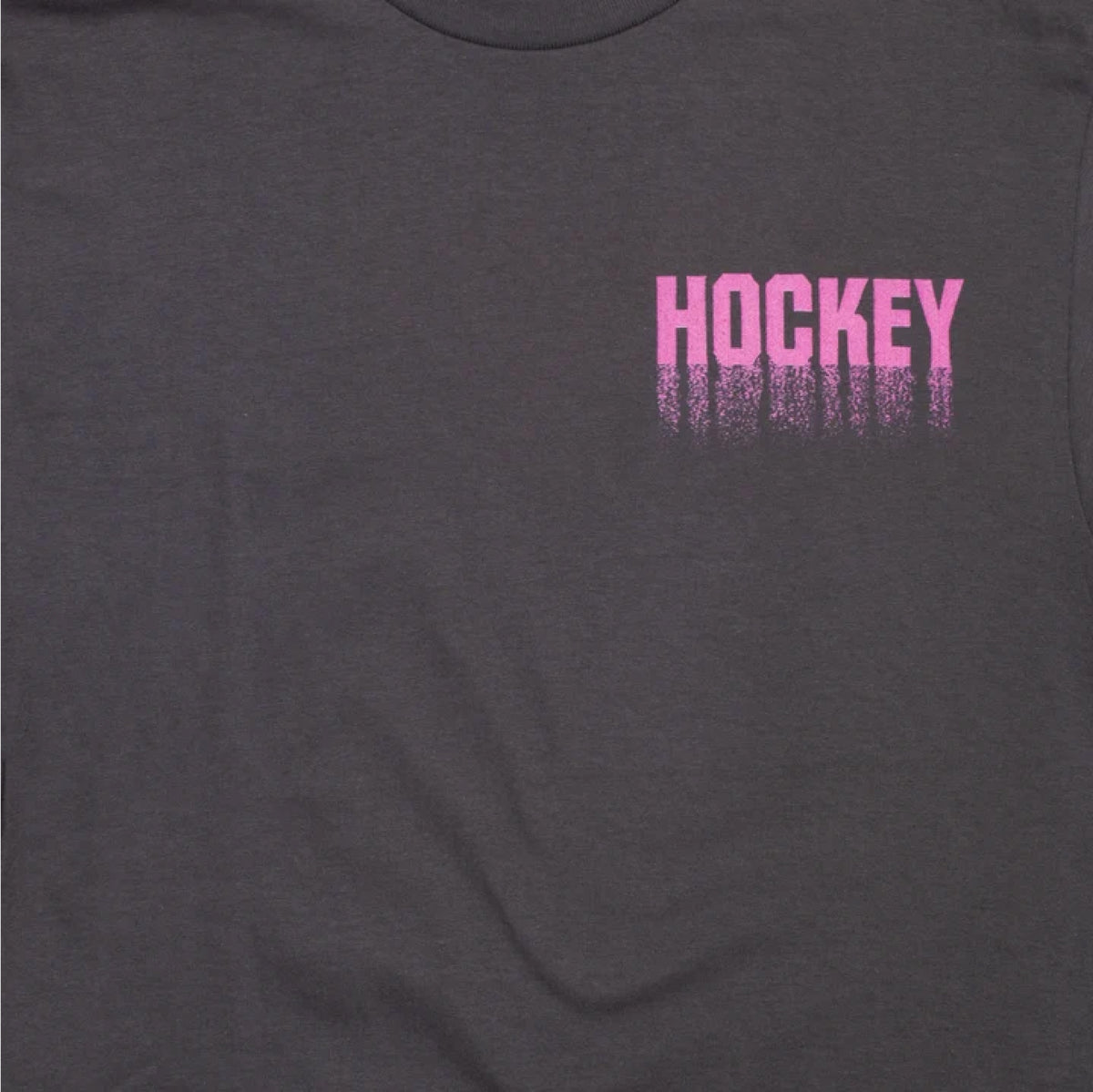 Hockey Nuclear Spray Tan Tee - Charcoal front graphic