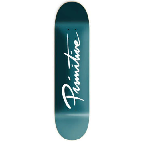 Primitive Nuevo Script Skateboard Deck 7.75"