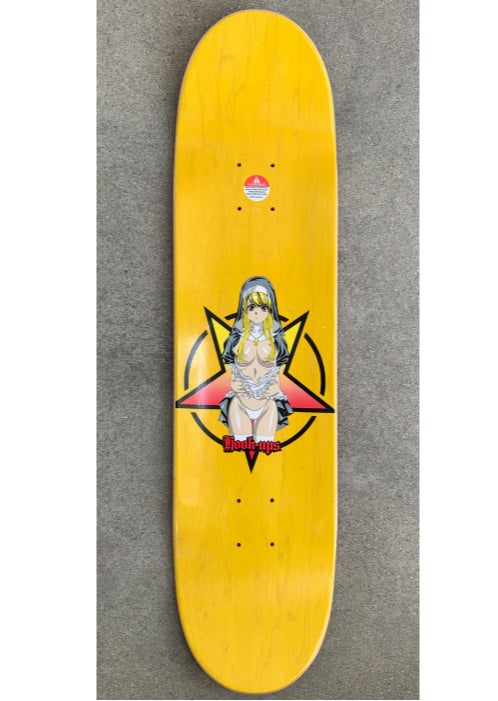 Hook-Ups Nun Skateboard Deck 8.0" top full