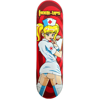 Hook-Ups Nurse Angel Skateboard Deck 8.25" photo full