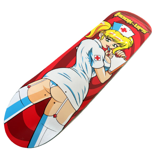 Hook-Ups Nurse Angel Skateboard Deck 8.25" photo close
