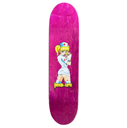 Hook-Ups Nurse Angel Skateboard Deck 8.25" photo top
