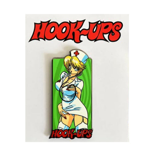 Hook-Ups Nurse Girl Nikki Enamel Pin