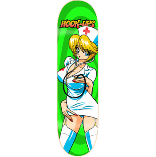 
Hook-Ups Nurse Girl Nikki Skateboard Deck 8.0"
