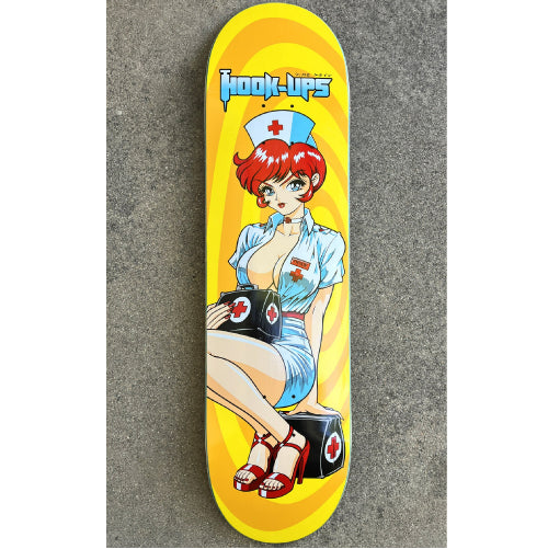 Hook-Ups Nurse Trixie Skateboard Deck 8.25"
