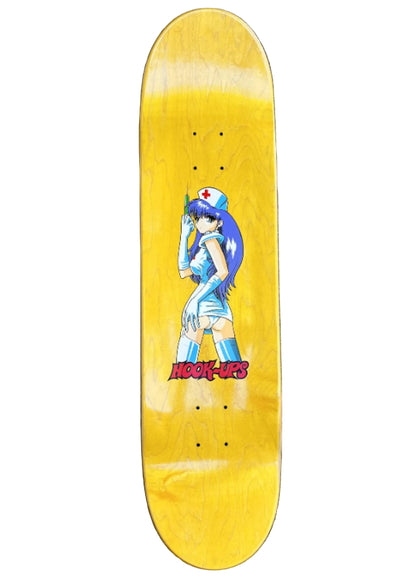 Hook-Ups Nurse Cherry Skateboard Deck 8.25" top full