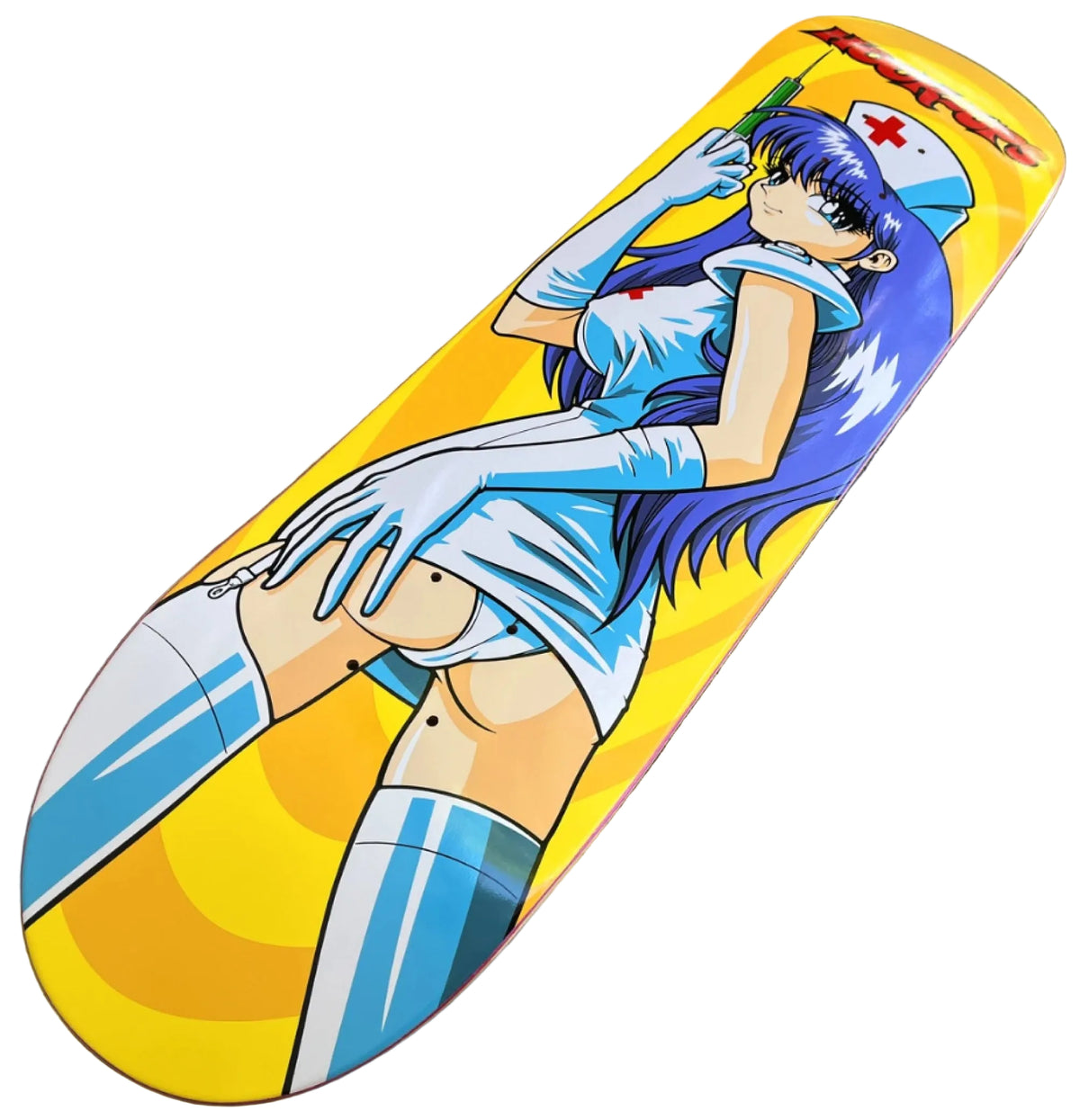 Hook-Ups Nurse Cherry Skateboard Deck 8.25"