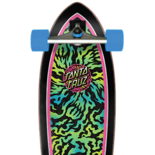 Santa Cruz Obscure Dot Pintail Cruiser Skateboard Complete 33"