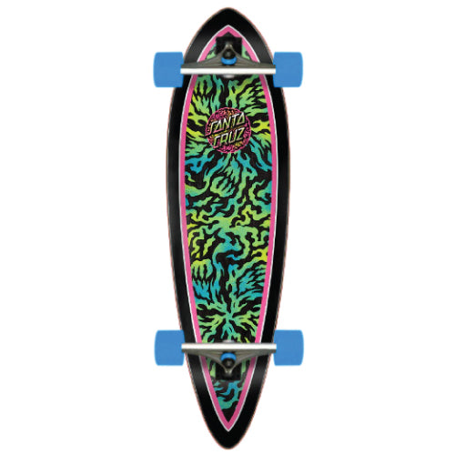 Santa Cruz Obscure Dot Pintail Cruiser Skateboard Complete 33"