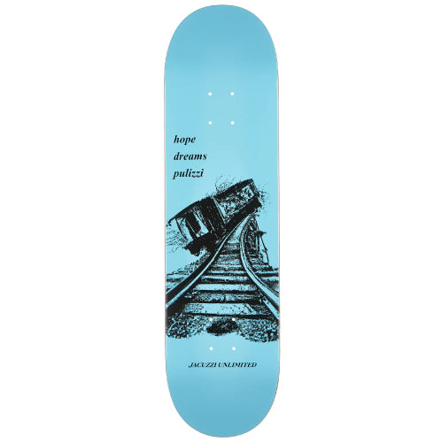 Jacuzzi Pulizzi Off The Rails EX7 Skateboard Deck 8.375"