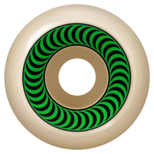 Spitfire Formula Four OG Classics Skateboard Wheels Natural/Green 52MM 99D