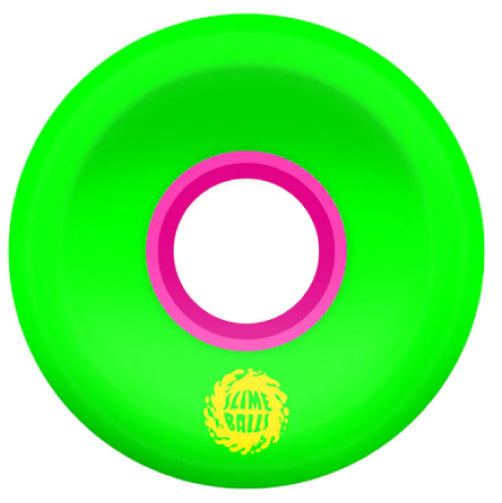 Santa Cruz Mini OG Slime Balls Skateboard Wheels Green 54.5MM 78A