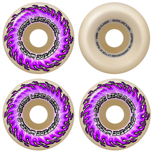 Spitfire F4 OG Classics Skate Like a Girl  54MM 99D set